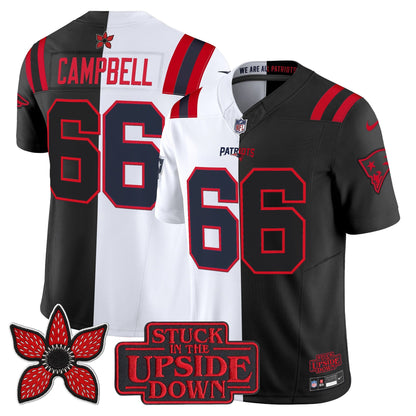 Men's New England Patriots 'Upside Down Edition' Vapor Limited Jersey - All Stitched