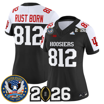 Women's Indiana Hoosiers "United States 250th Anniversary Patch" Vapor Limited Jersey - All Stitched