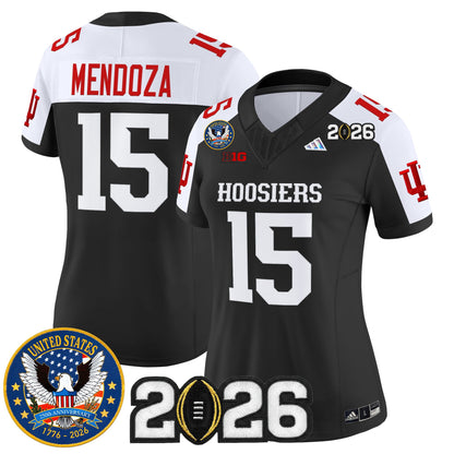 Women's Indiana Hoosiers "United States 250th Anniversary Patch" Vapor Limited Jersey - All Stitched