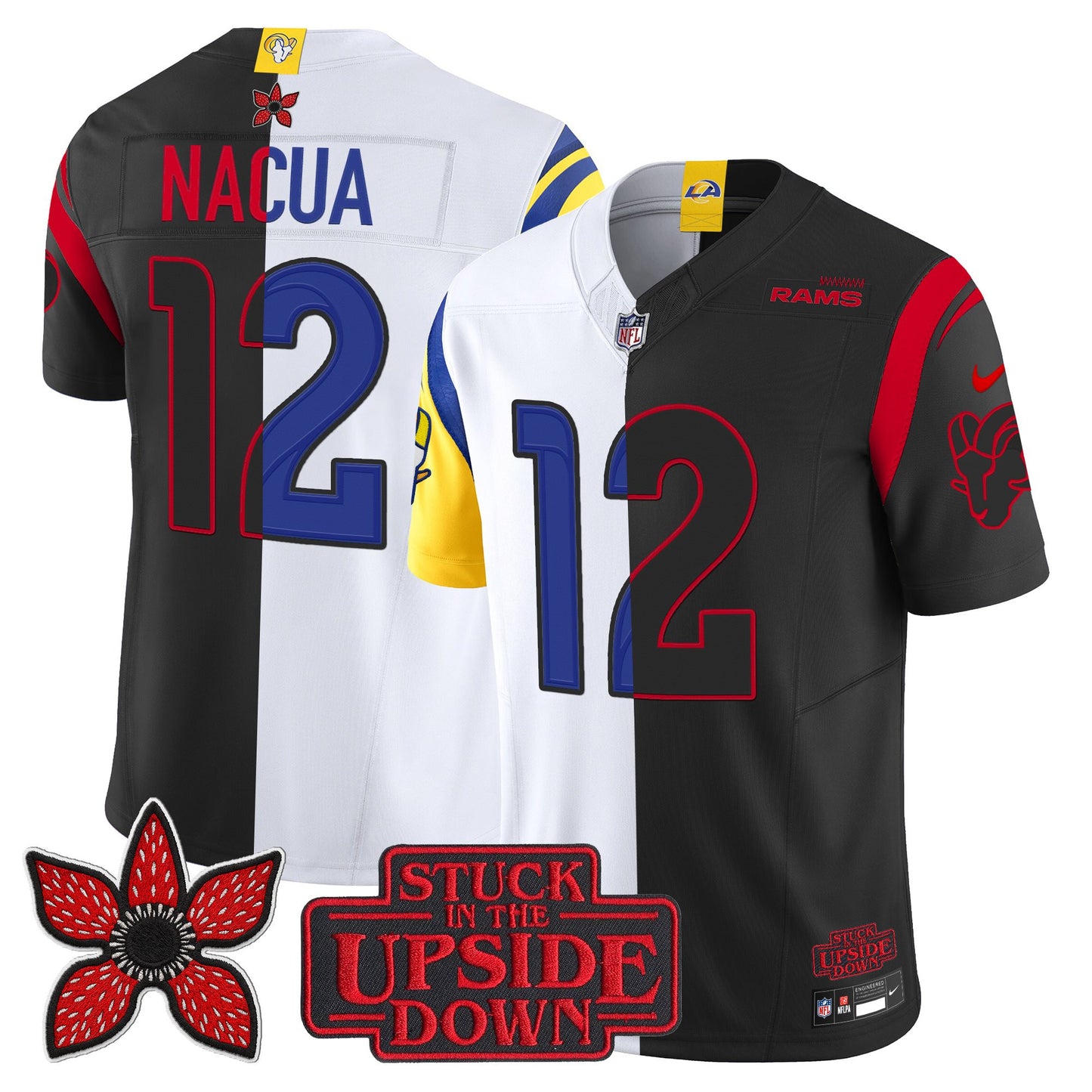 Men's Los Angeles Rams 'Upside Down Edition' Vapor Limited Jersey - All Stitched