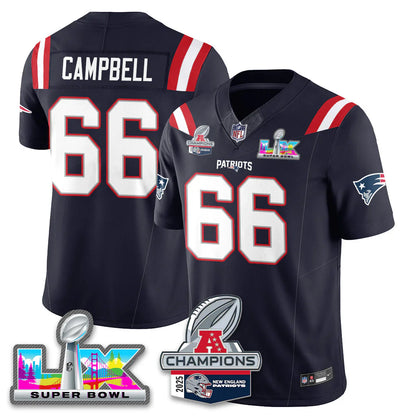 NE SB LX Game Patch Vapor Limited Jersey - All Stitched