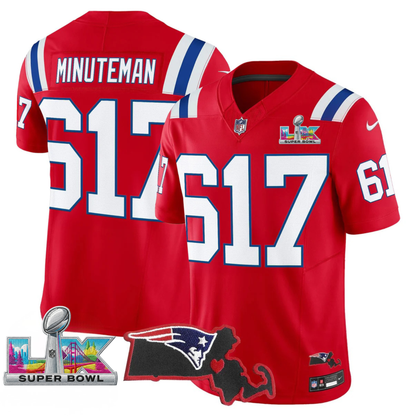 Women's NE SB LX Game Patch Vapor Limited Jersey - All Stitched