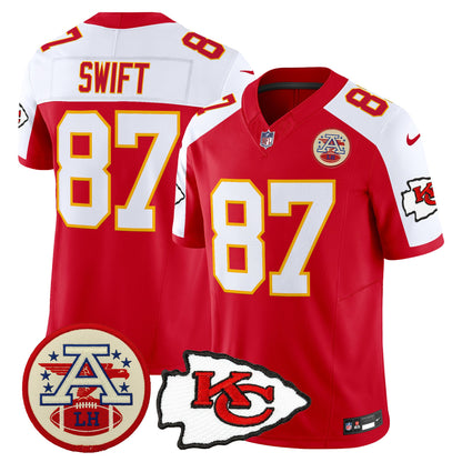 Men's Chiefs 2026 Lamar Hunt Patch Vapor Limited Jersey - All Stitched