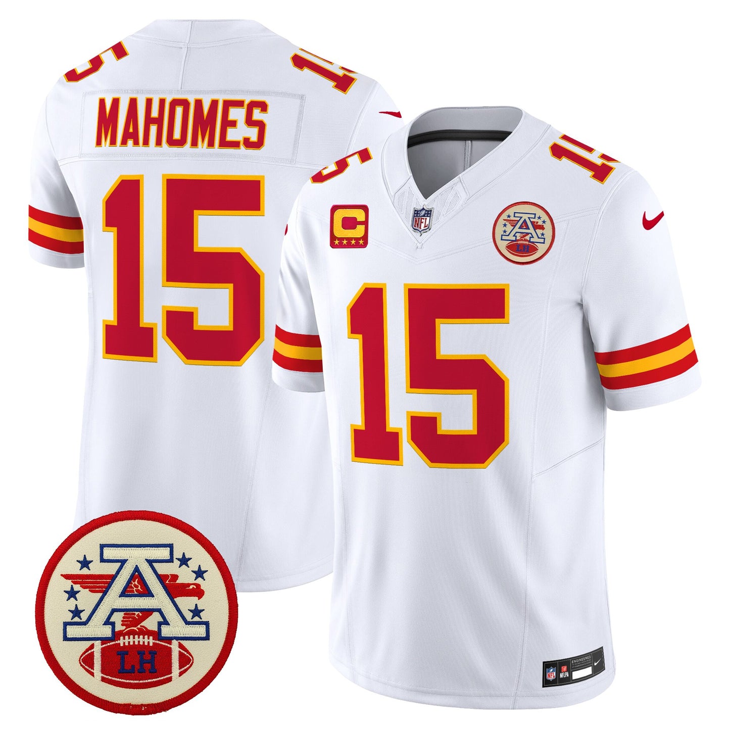 Men's Chiefs 2026 Lamar Hunt Patch Vapor Limited Jersey - All Stitched