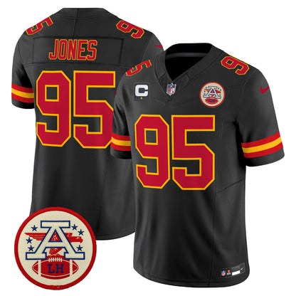 Men's Chiefs 2026 Lamar Hunt Patch Vapor Limited Jersey - All Stitched