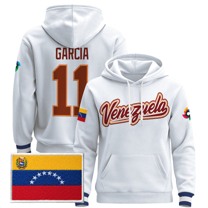 Men's Team Venezuela 2026 World Baseball Classic Vapor Premier Hoodie - All Stitched
