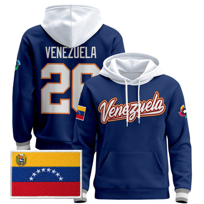 Men's Team Venezuela 2026 World Baseball Classic Vapor Premier Hoodie - All Stitched