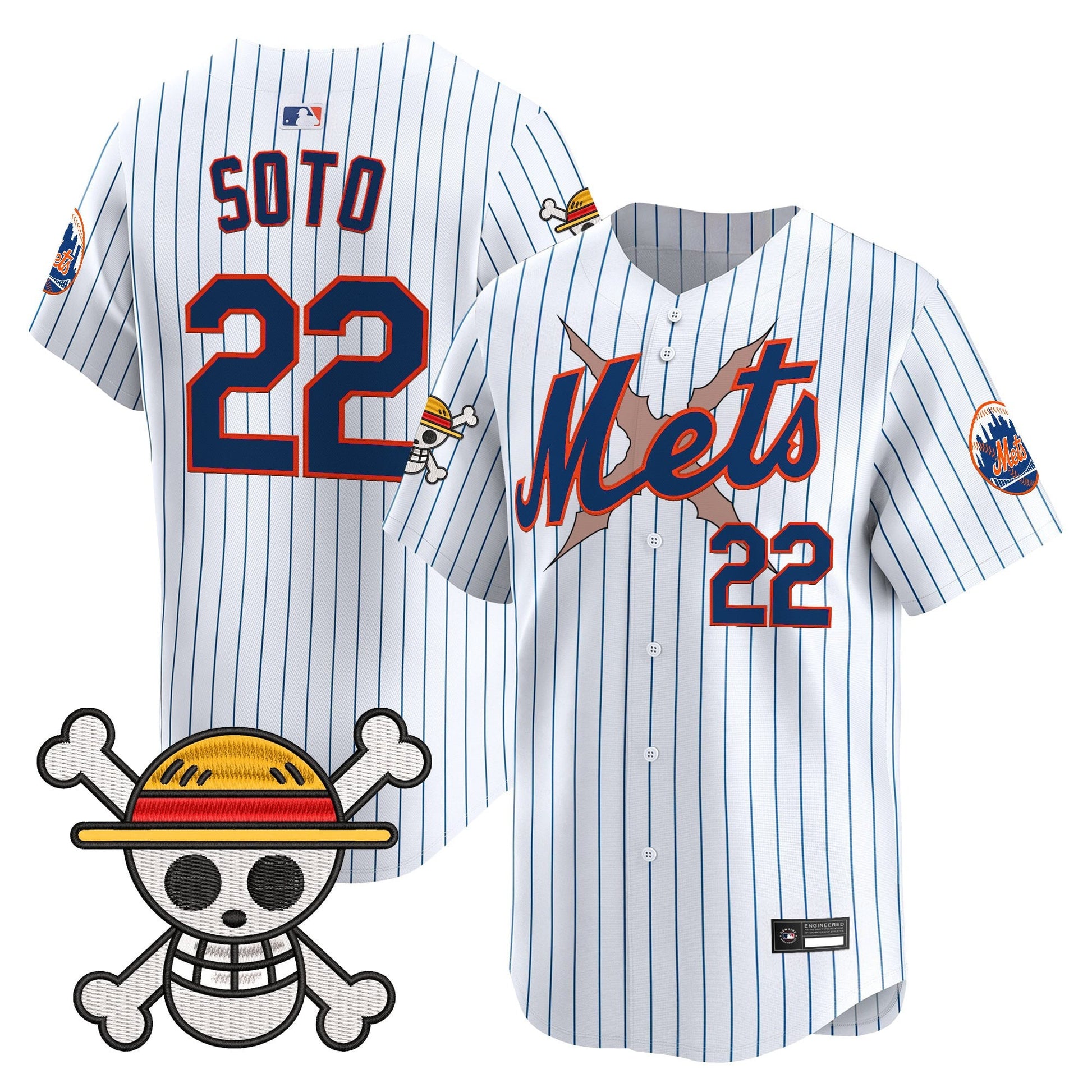 New York Mets x  OP Vapor Premier Limited Jersey - Stitched