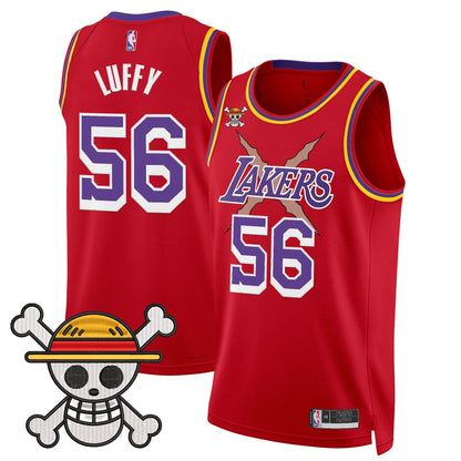 Los Angeles Lakers x One Piece Swingman Jersey - Stitched