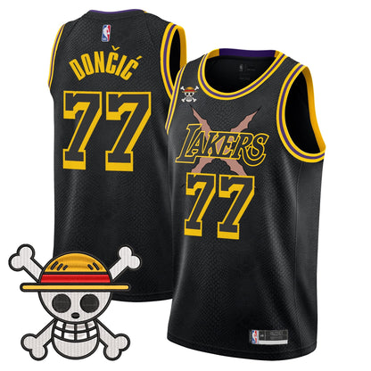 Los Angeles Lakers x One Piece Swingman Jersey - Stitched