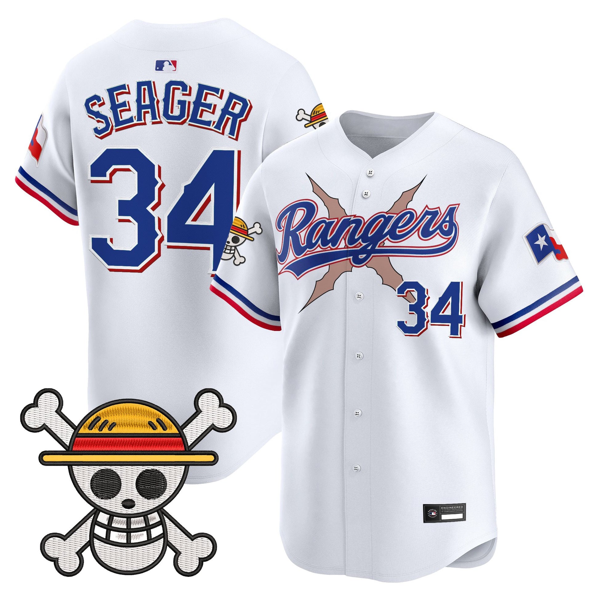 Texas Rangers x OP Vapor Premier Limited Jersey - Stitched