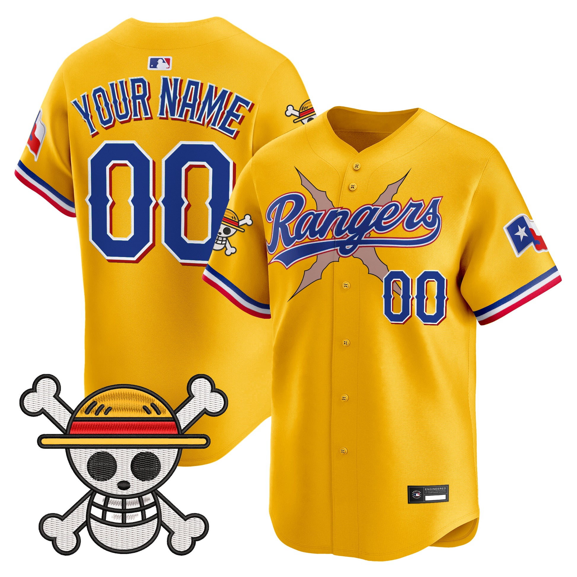 Texas Rangers x OP Vapor Premier Limited Custom Jersey - Stitched