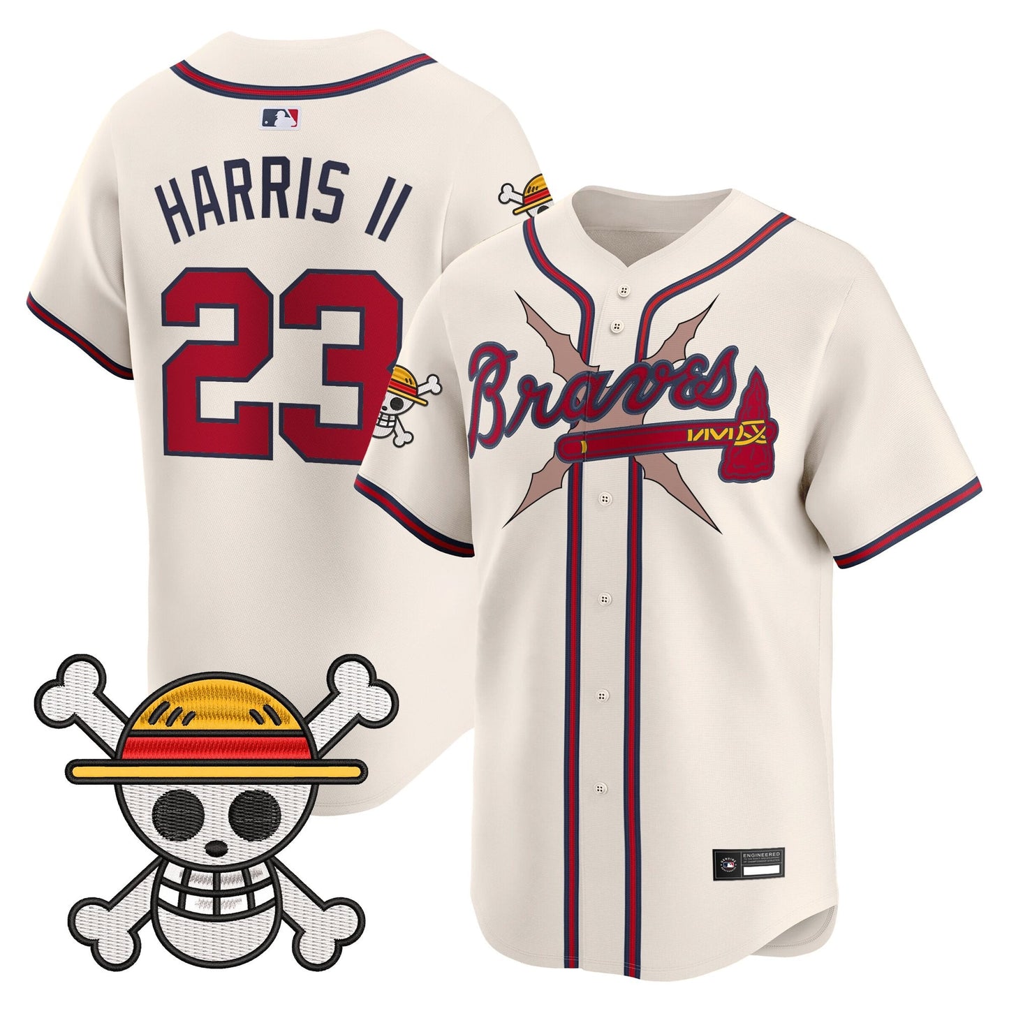 Atlanta Braves x  OP Vapor Premier Limited Jersey - Stitched