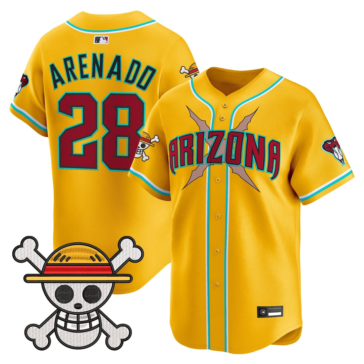 Diamondbacks x OP Vapor Premier Limited Jersey - Stitched