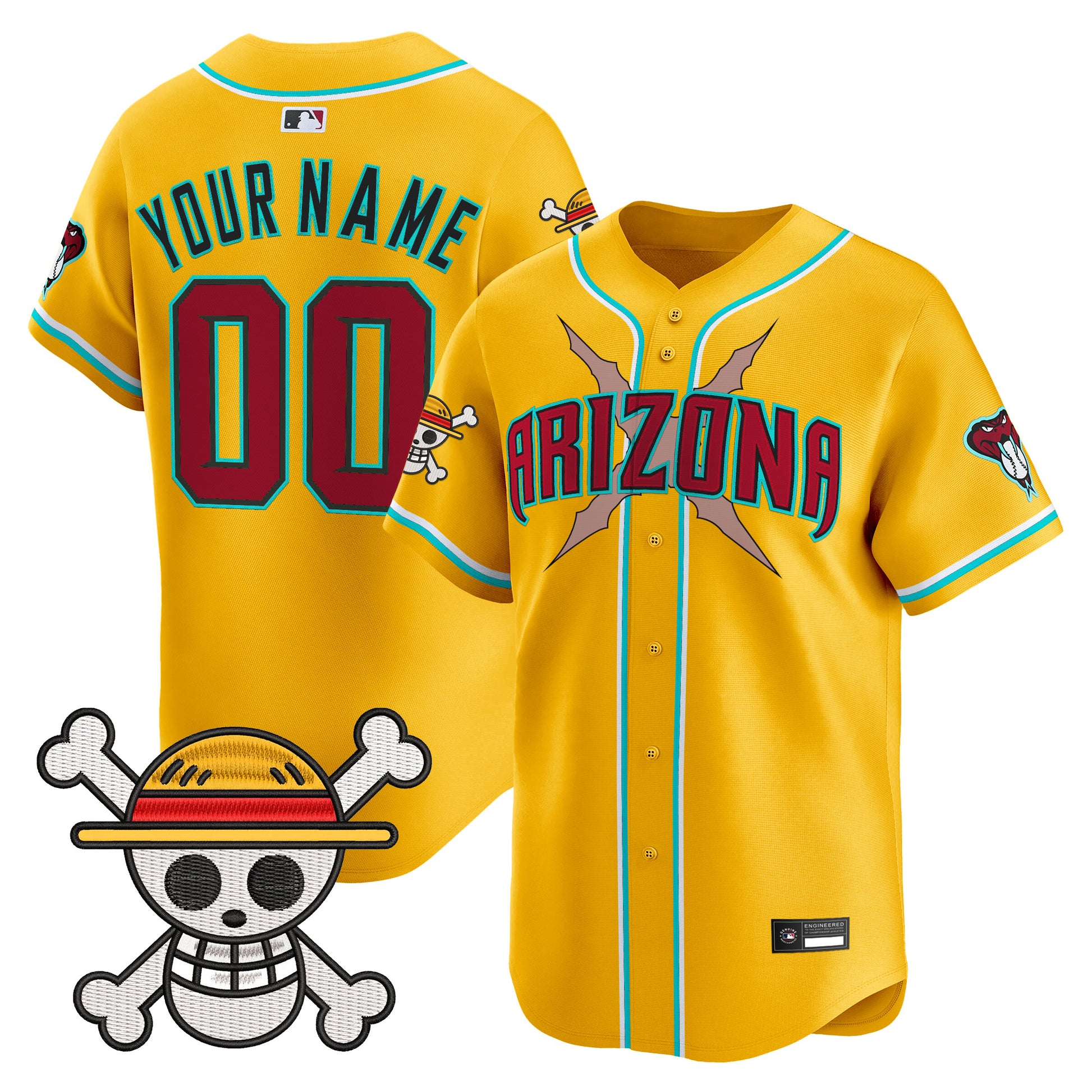 Diamondbacks x OP Vapor Premier Limited Custom Jersey - Stitched