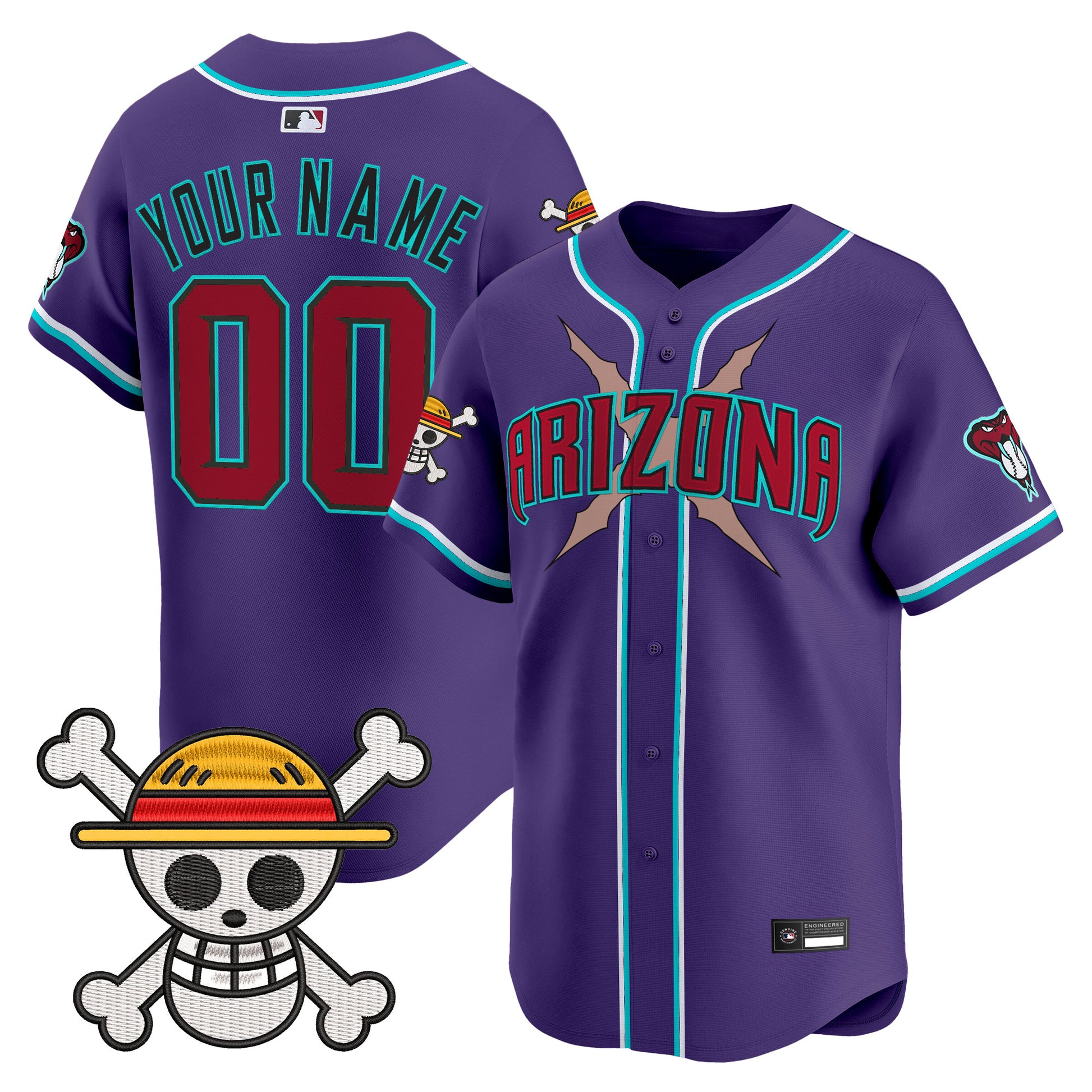 Diamondbacks x OP Vapor Premier Limited Custom Jersey - Stitched