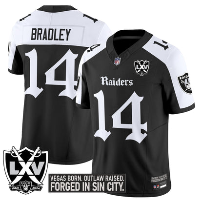 Las Vegas Raiders 'Gothic Sin City Shadows Edition' Vapor Limited Jersey - All Stitched