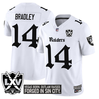 Las Vegas Raiders 'Gothic Sin City Shadows Edition' Vapor Limited Jersey - All Stitched