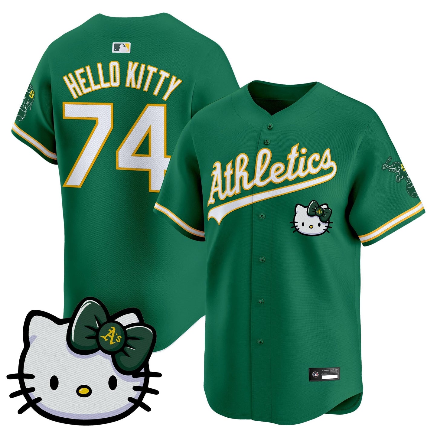 Oakland Athletics Meow KT Vapor Premier Limited Jersey – All Stitched