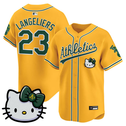 Oakland Athletics Meow KT Vapor Premier Limited Jersey – All Stitched
