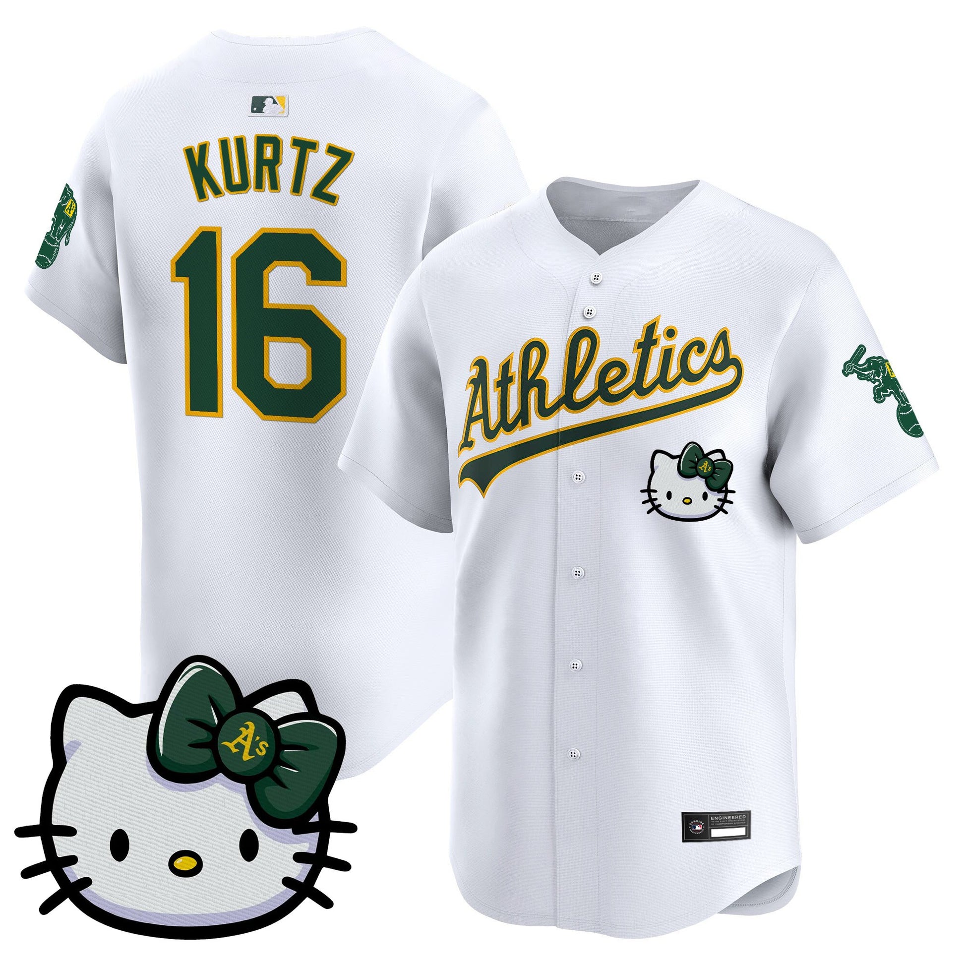 Oakland Athletics Meow KT Vapor Premier Limited Jersey – All Stitched