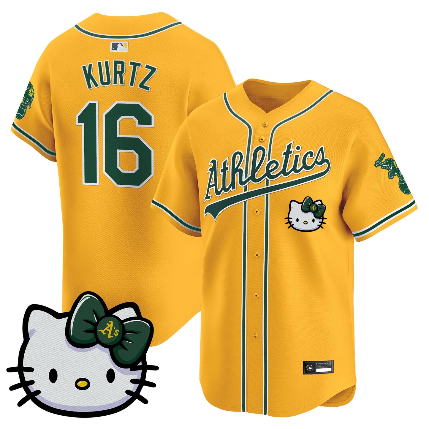 Oakland Athletics Meow KT Vapor Premier Limited Jersey – All Stitched