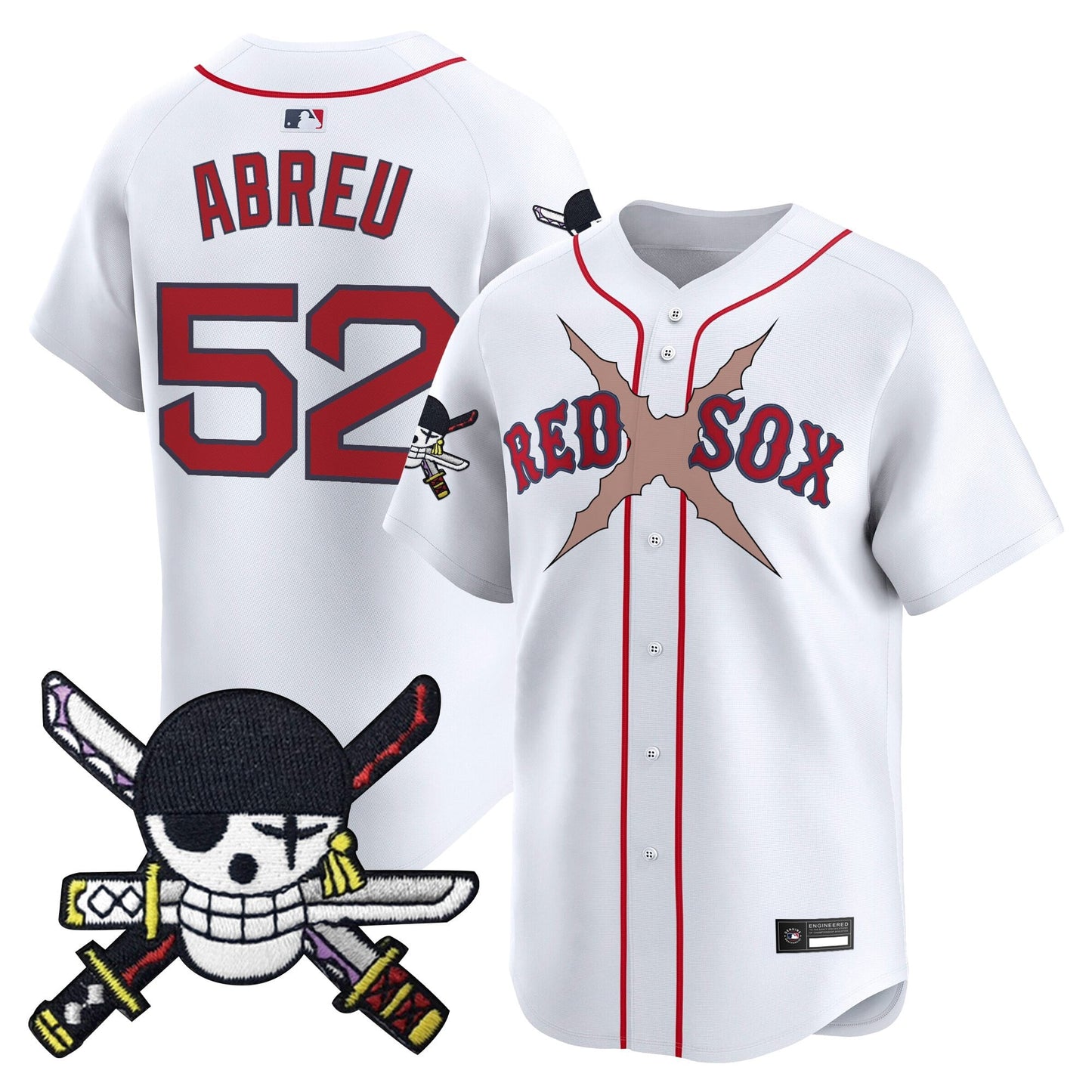 Boston Red Sox x  OP Zr Patch Vapor Premier Limited Jersey - Stitched