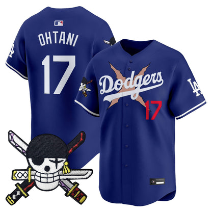 Los Angeles Dodgers x  OP Zr Patch Vapor Premier Limited Jersey - Stitched