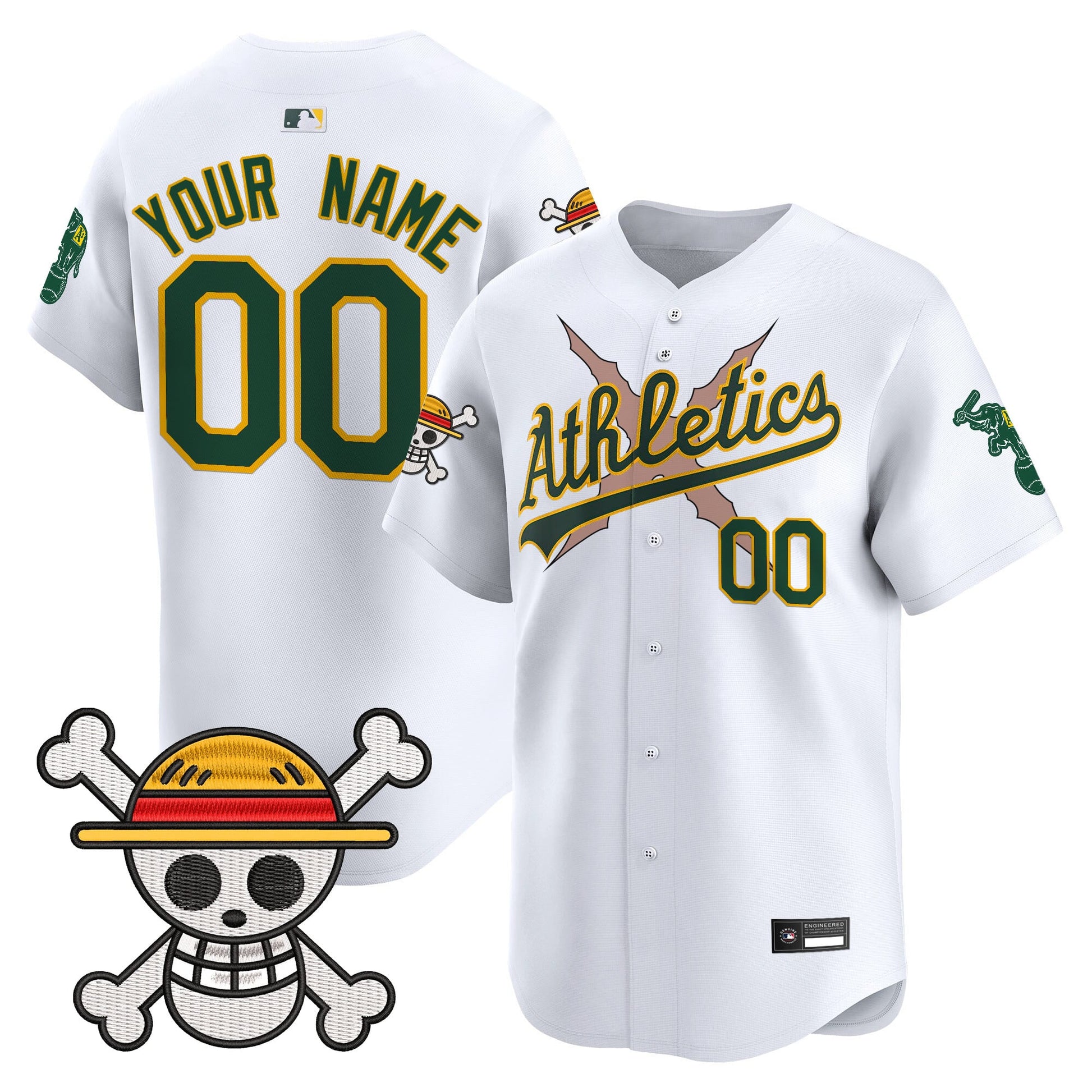 Oakland Athletics x OP Vapor Premier Limited Custom Jersey - Stitched