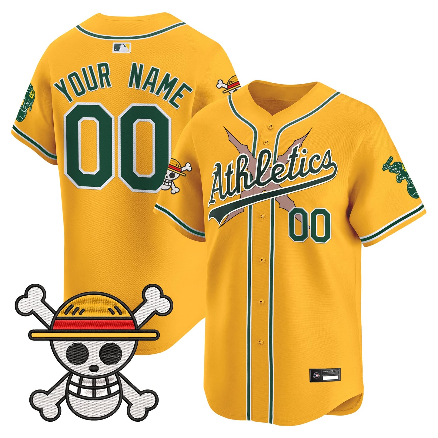 Oakland Athletics x OP Vapor Premier Limited Custom Jersey - Stitched