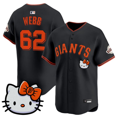  San Francisco Giants Meow KT Vapor Premier Limited Jersey – All Stitched