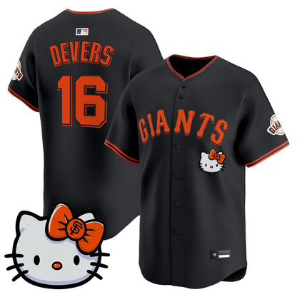  San Francisco Giants Meow KT Vapor Premier Limited Jersey – All Stitched