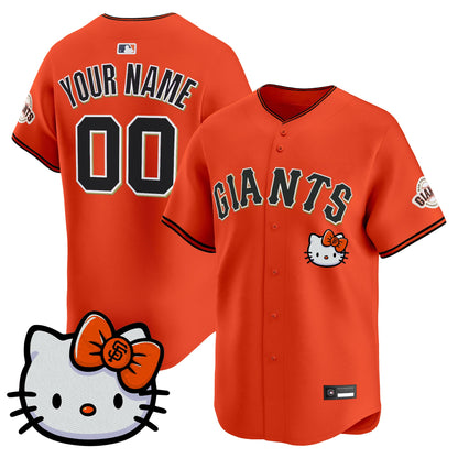 San Francisco Giant Meow KT Vapor Premier Limited Custom Jersey – All Stitched