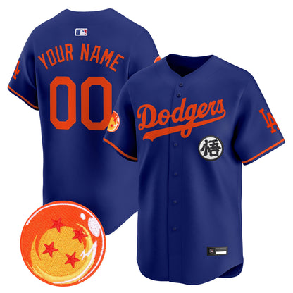 Los Angeles Dodgers x DB Vapor Premier Limited Custom Jersey - Stitched