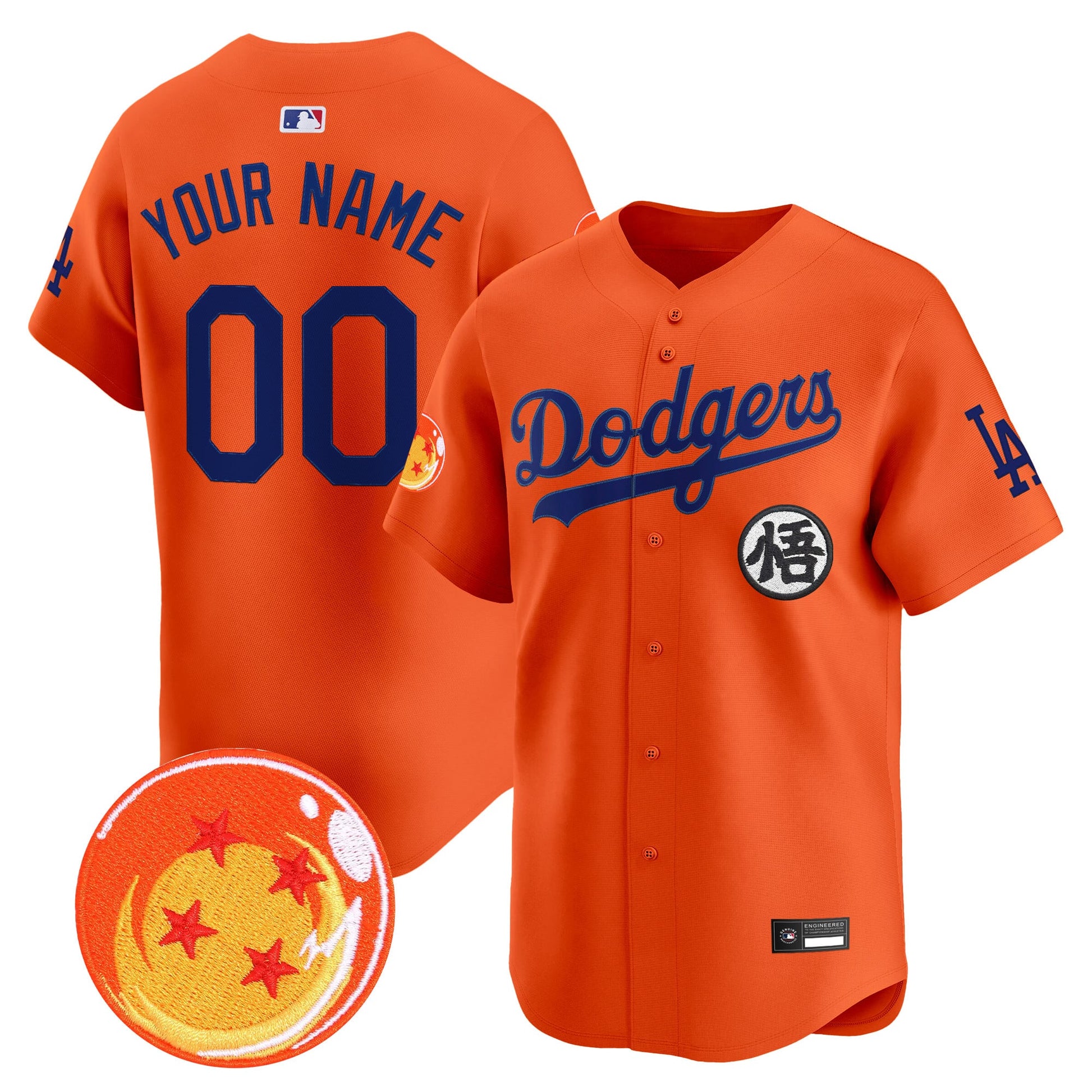 Los Angeles Dodgers x DB Vapor Premier Limited Custom Jersey - Stitched