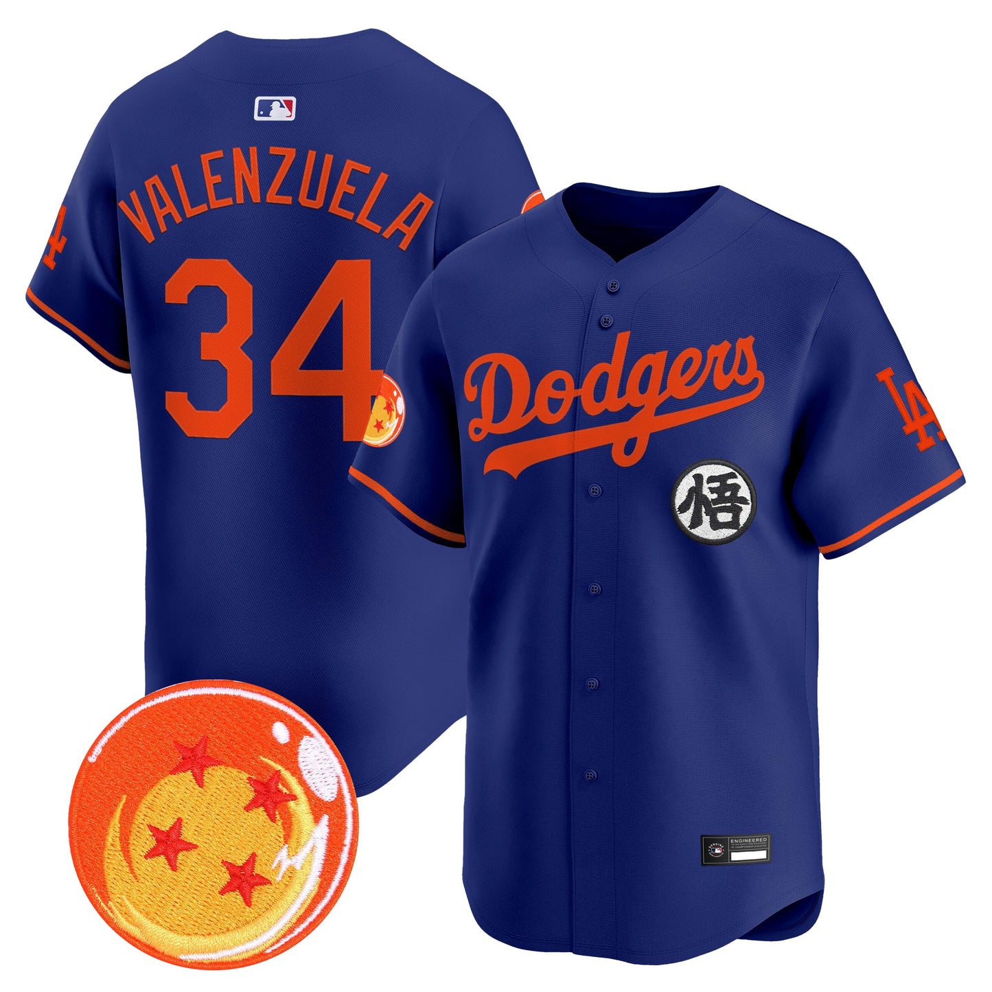 Los Angeles Dodgers x DB Vapor Premier Limited Jersey - Stitched