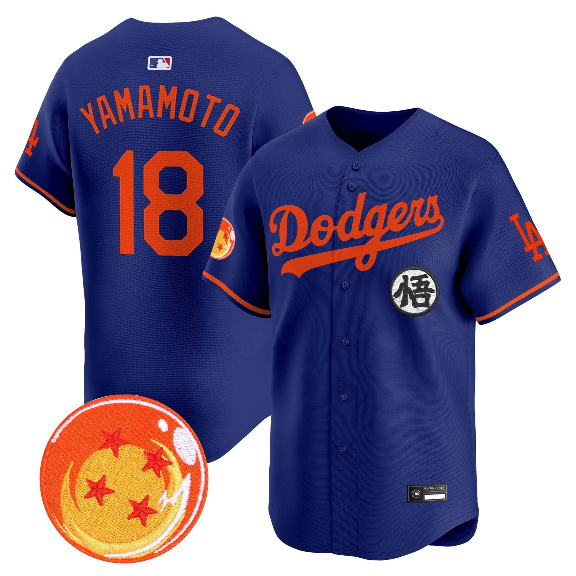 Los Angeles Dodgers x DB Vapor Premier Limited Jersey - Stitched