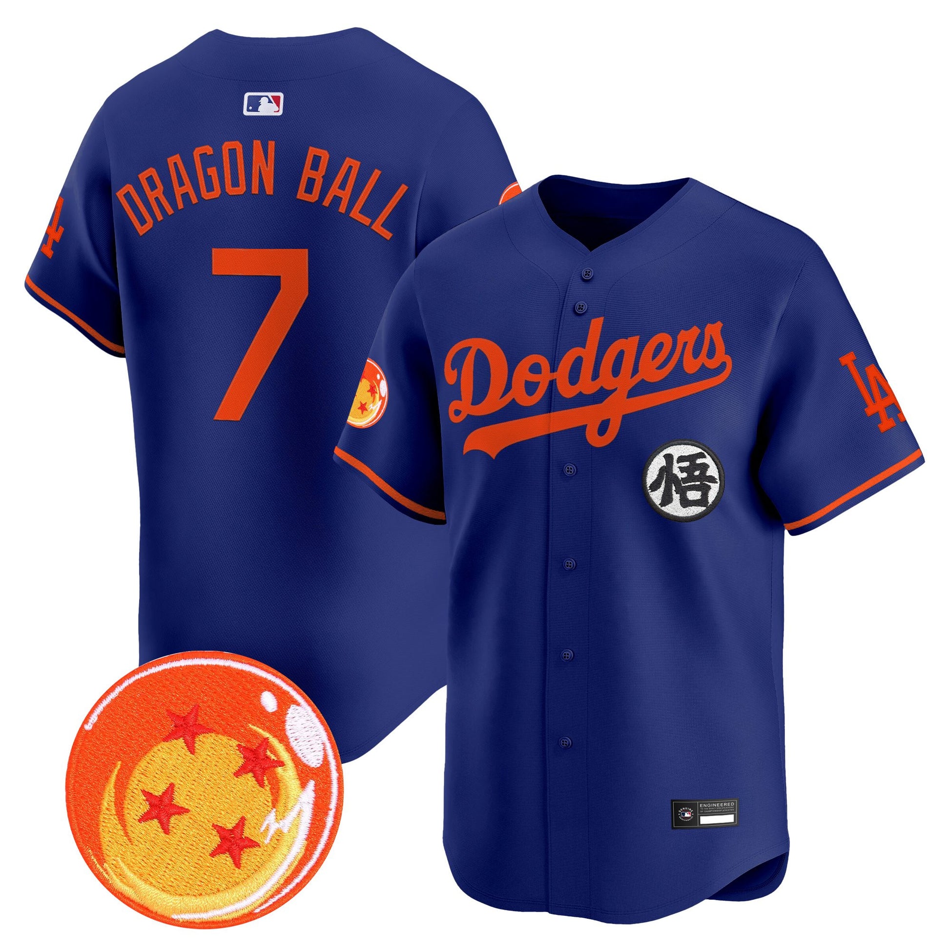 Los Angeles Dodgers x DB Vapor Premier Limited Jersey - Stitched