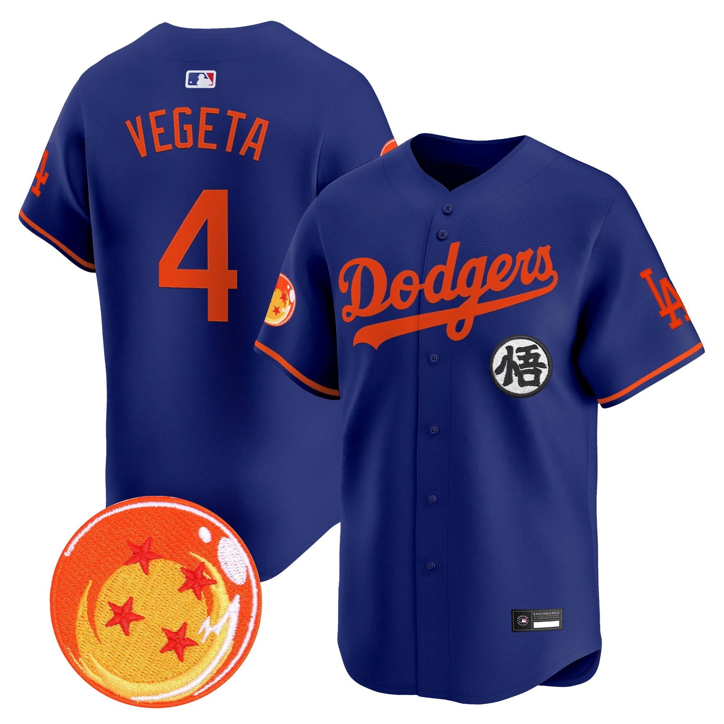 Los Angeles Dodgers x DB Vapor Premier Limited Jersey - Stitched