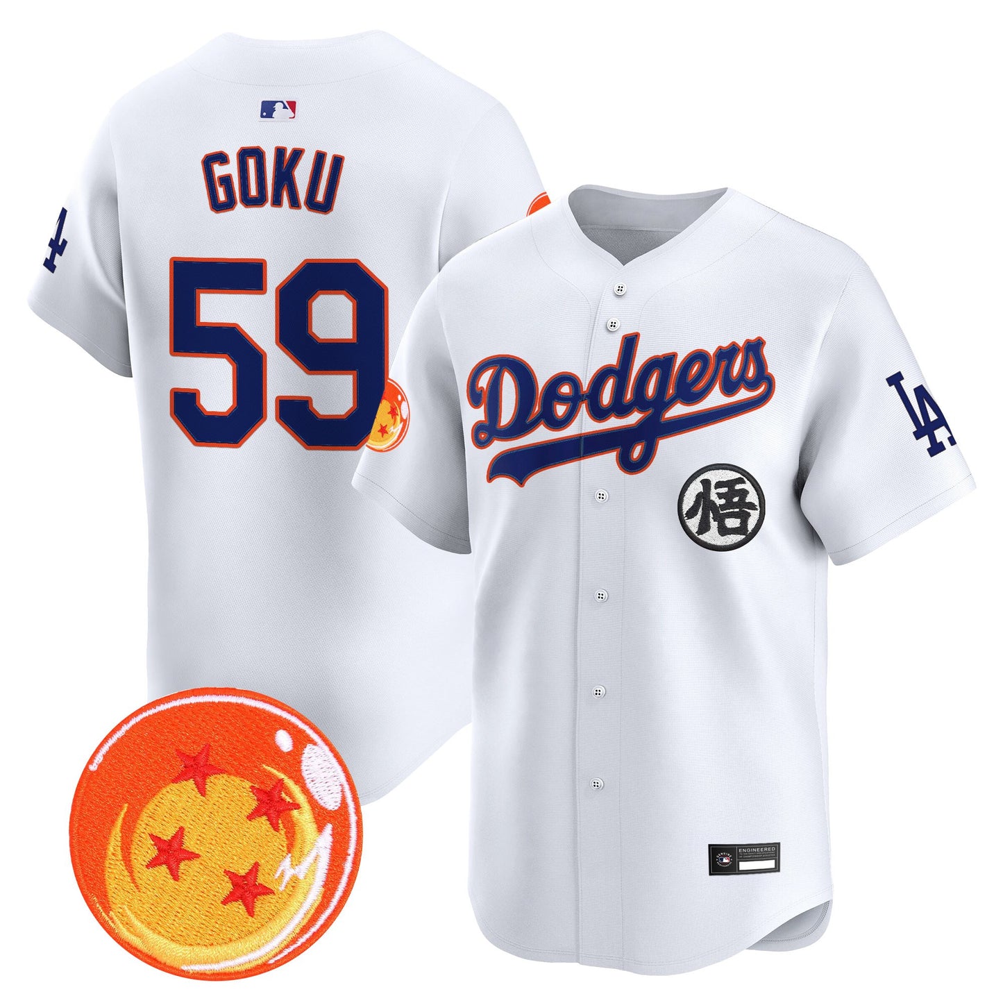 Los Angeles Dodgers x DB Vapor Premier Limited Jersey - Stitched