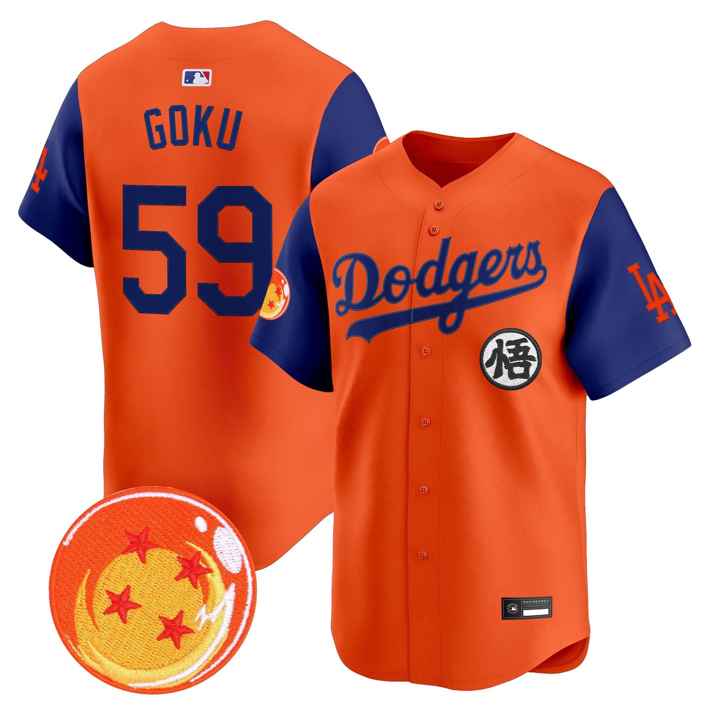 Los Angeles Dodgers x DB Vapor Premier Limited Jersey - Stitched