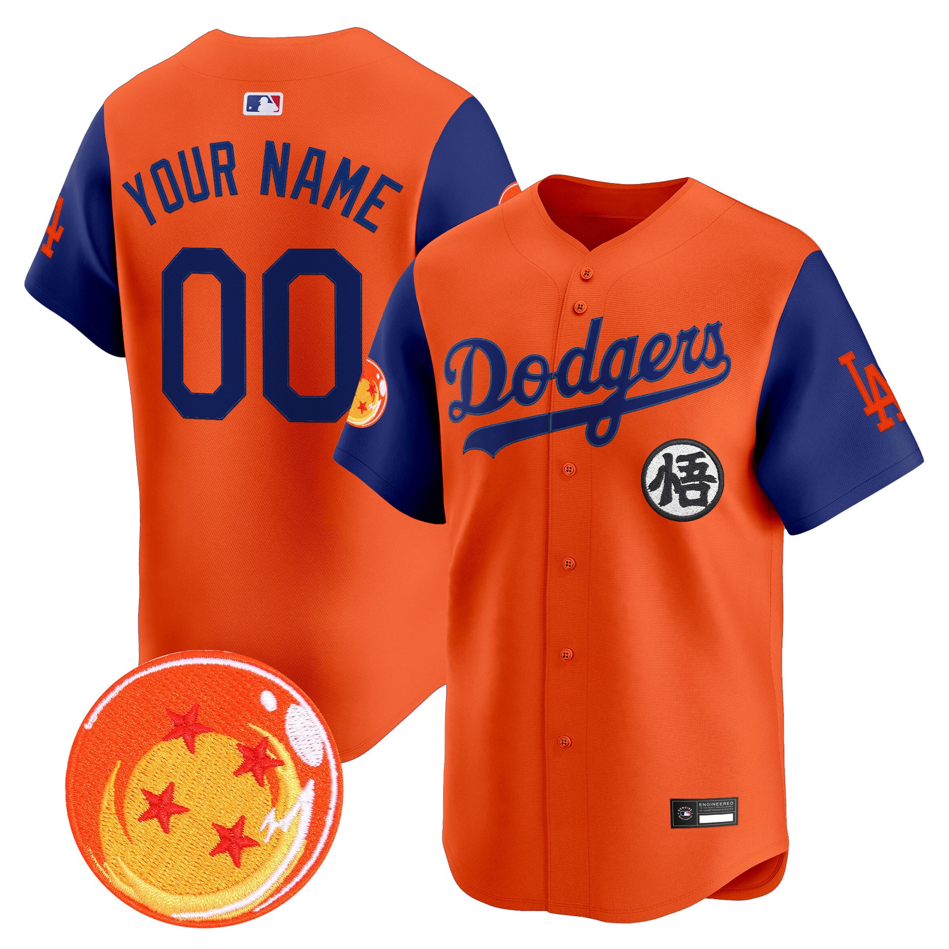 Los Angeles Dodgers x DB Vapor Premier Limited Custom Jersey - Stitched