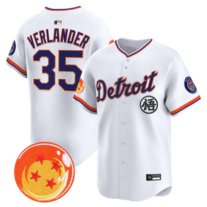 Detroit Tigers x Dragon Ball Vapor Premier Limited Jersey - All Stitched
