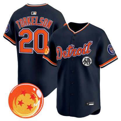 Detroit Tigers x Dragon Ball Vapor Premier Limited Jersey - All Stitched