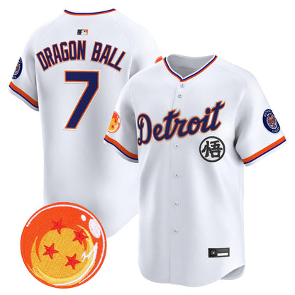 Detroit Tigers x Dragon Ball Vapor Premier Limited Jersey - All Stitched