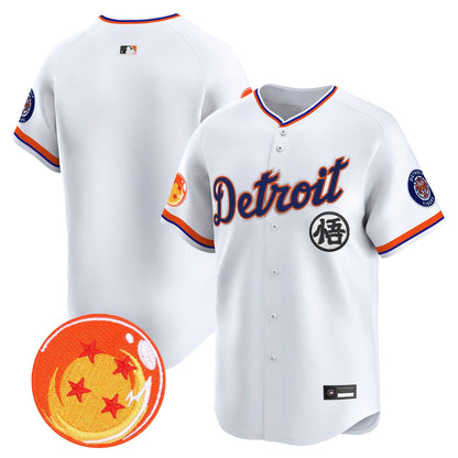 Detroit Tigers x Dragon Ball Vapor Premier Limited Jersey - All Stitched