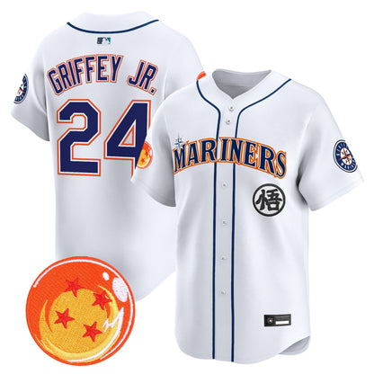 Seattle Mariners x Dragon Ball Vapor Premier Limited Jersey - All Stitched