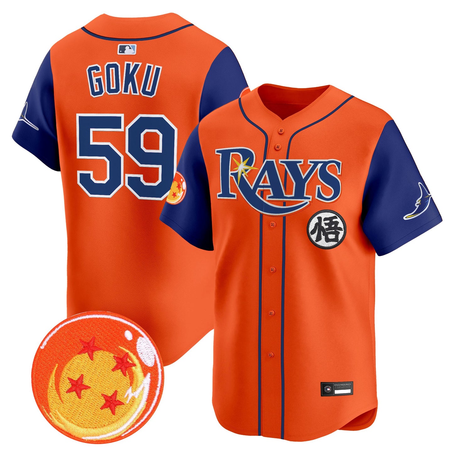 Tampa Bay Rays x DB Vapor Premier Limited Jersey - All Stitched