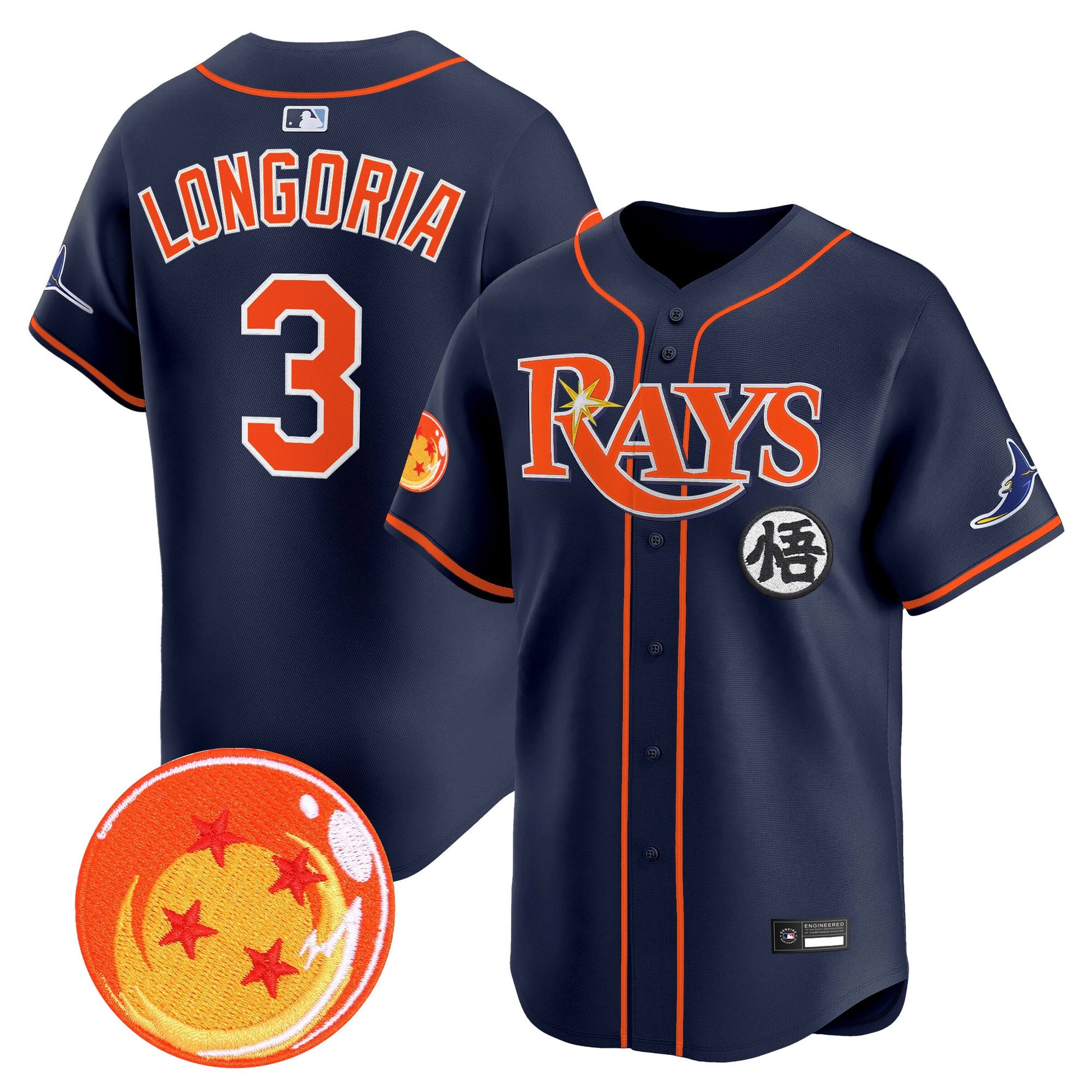 Tampa Bay Rays x DB Vapor Premier Limited Jersey - All Stitched