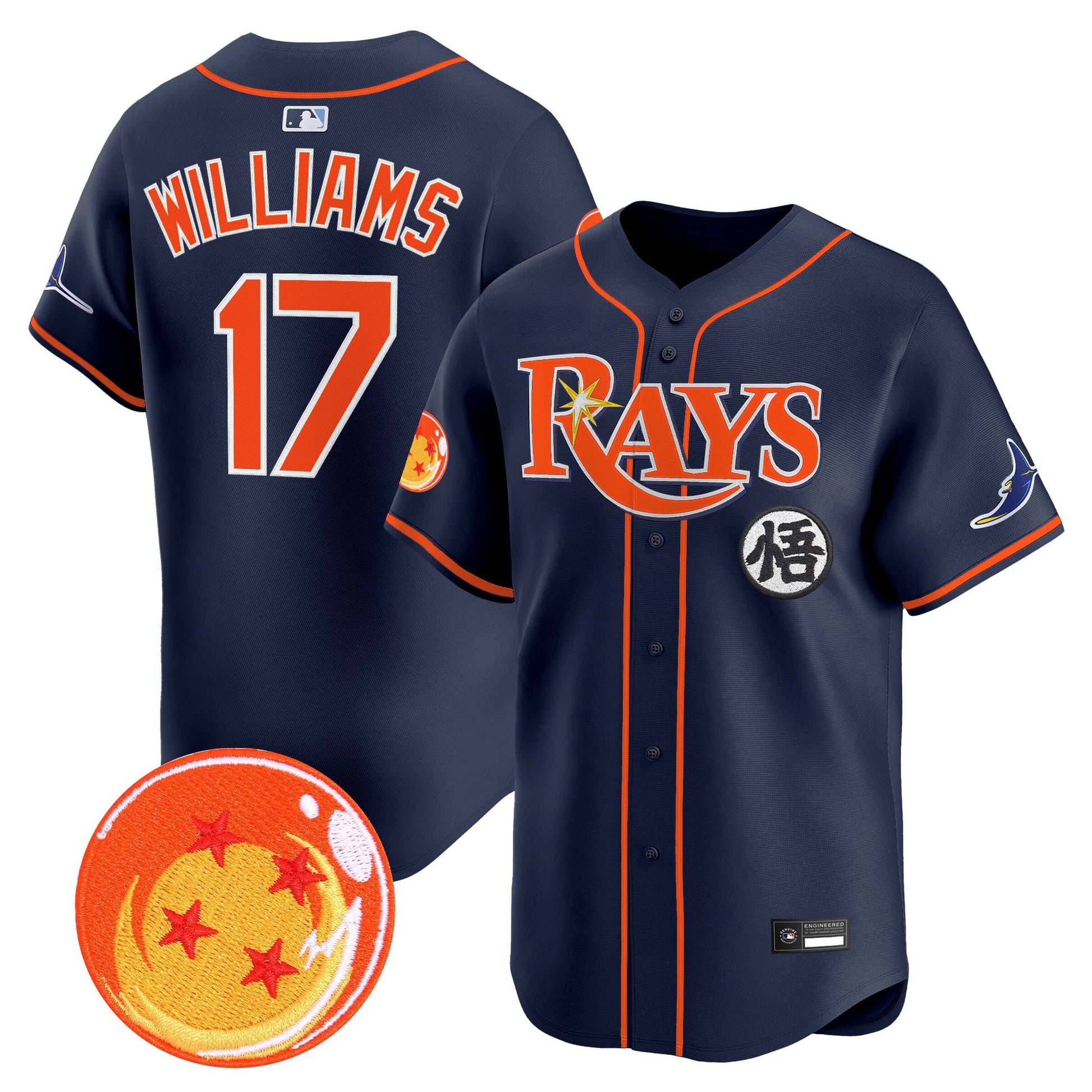 Tampa Bay Rays x DB Vapor Premier Limited Jersey - All Stitched